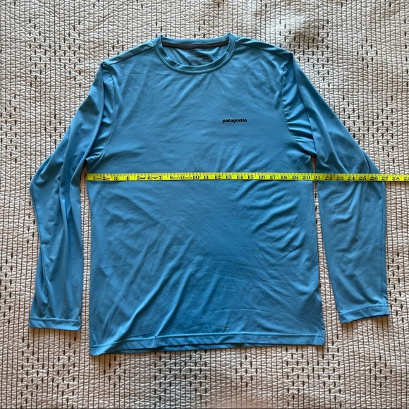 Patagonia Long-Sleeved Capilene Cool Daily Fish Graphic Shirt, Men’s Medium - Picture 4 of 8